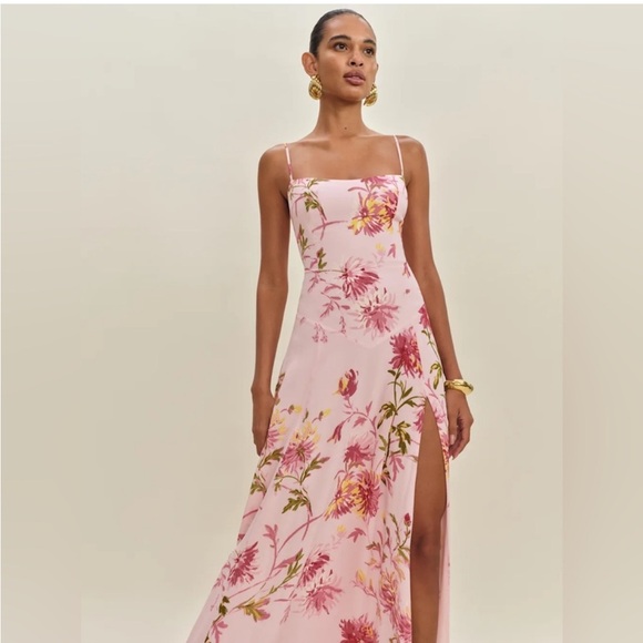 Reformation Bea Dress Chrysanthemum - Picture 2 of 6